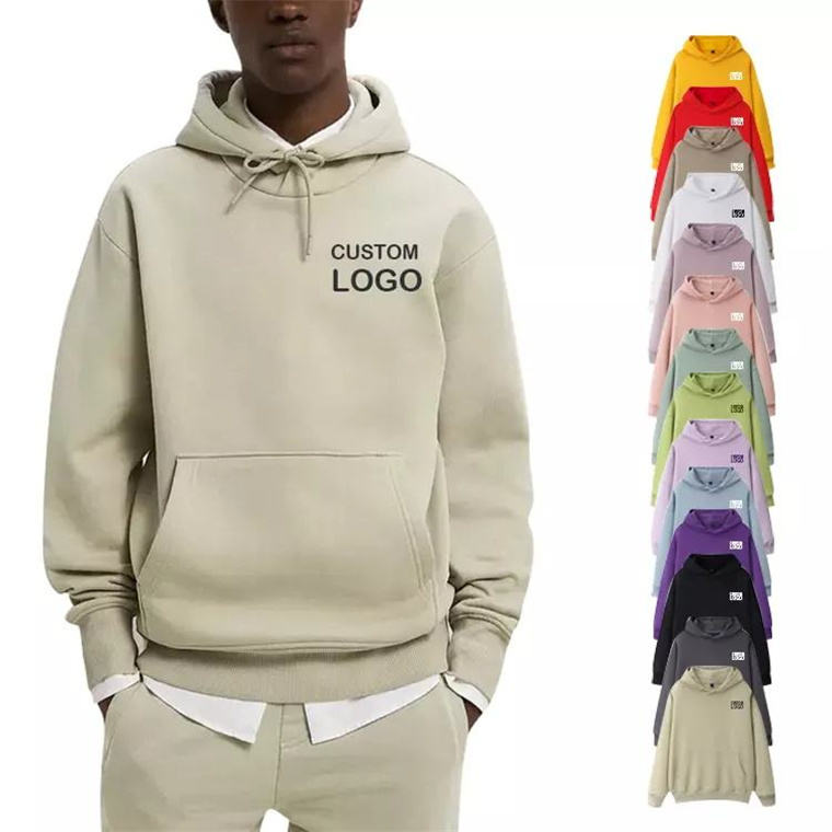 Custom Hoodies Front or Back Logo Design