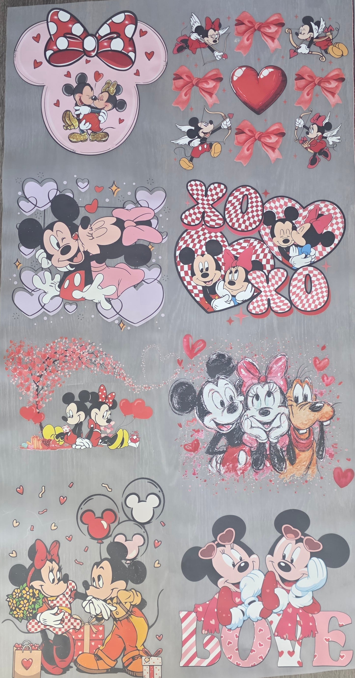 XoXo Mickey & Minnie DTF Gangsheet