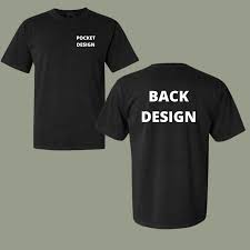 Custom Shirt Front and Back Design