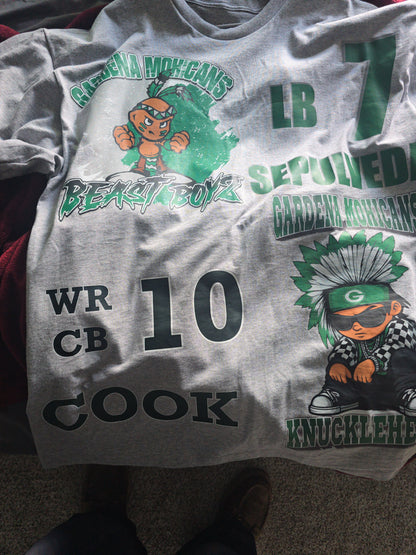 Custom Shirt Front Design Only